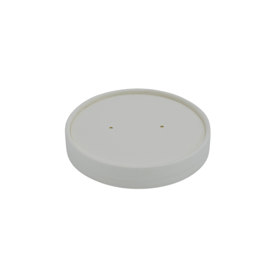 DEKIEL PAP. BIAŁY DO POJEMNIKA PAP.  12oz/350ml (20x25szt) FI 90 MM